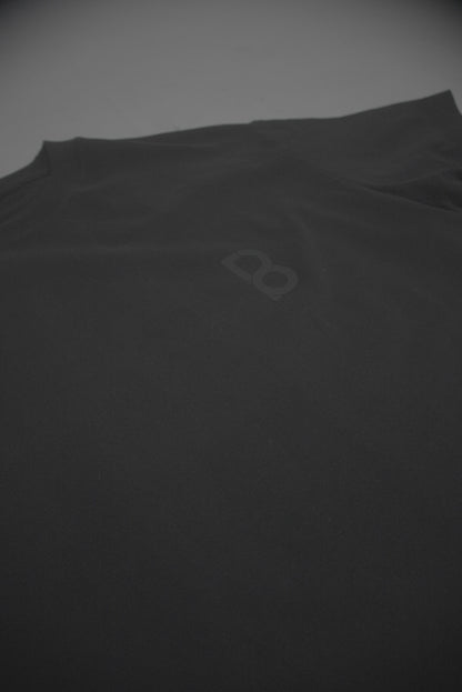 P-Eight Black Essential Tee
