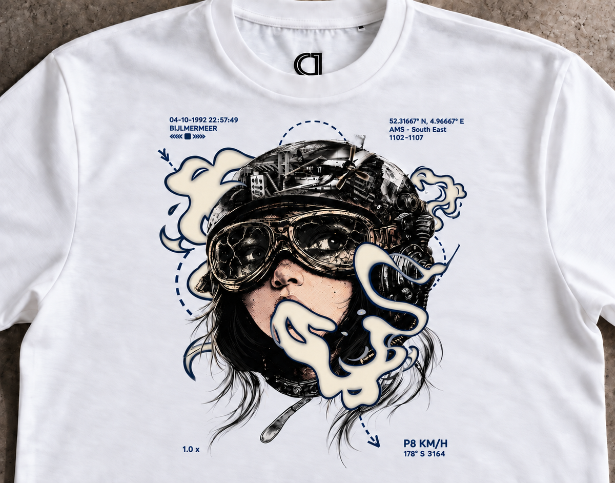 P8 Amse White Tee