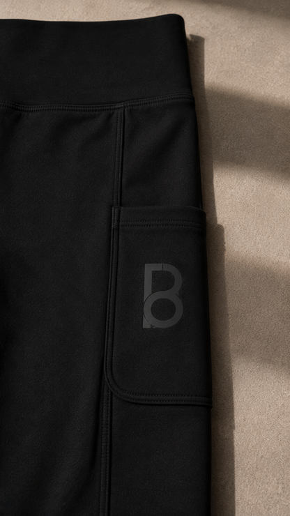 Women - Fleece Legging Black