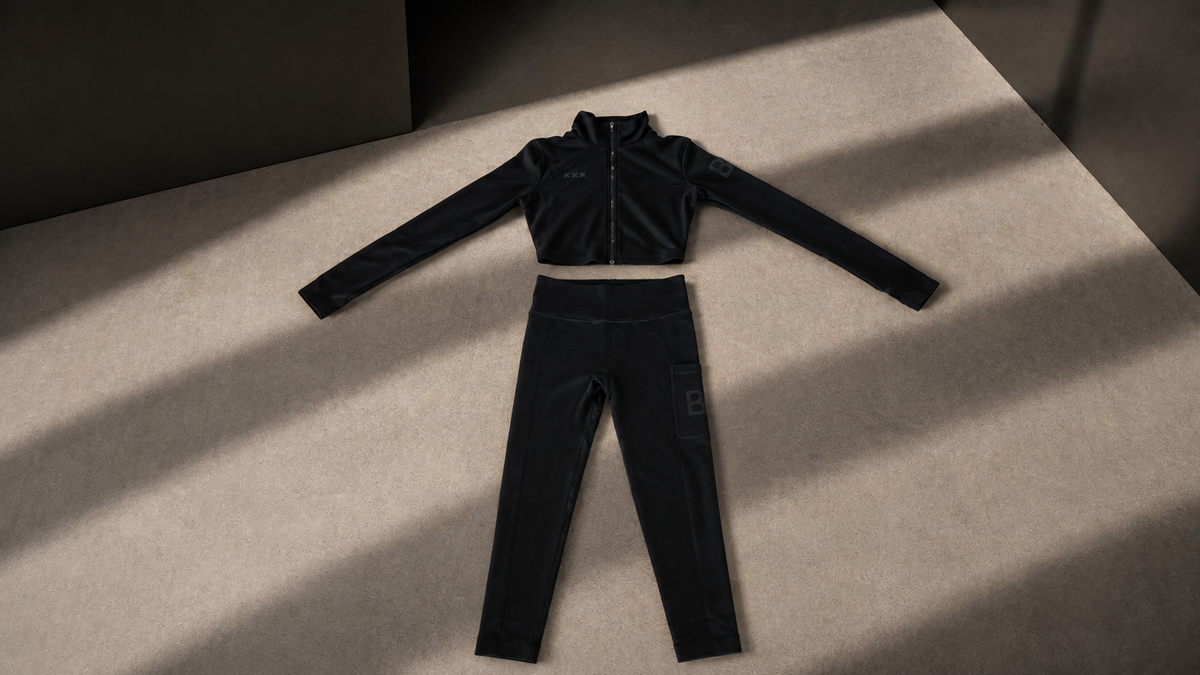 Womens Performance Set - Triple Black