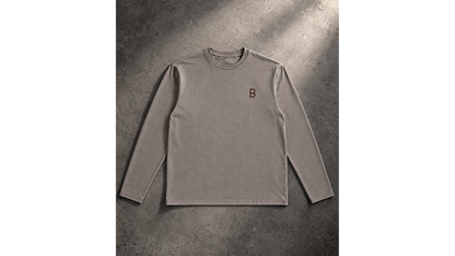 P8 Amse Grey Longsleeve, voorkant